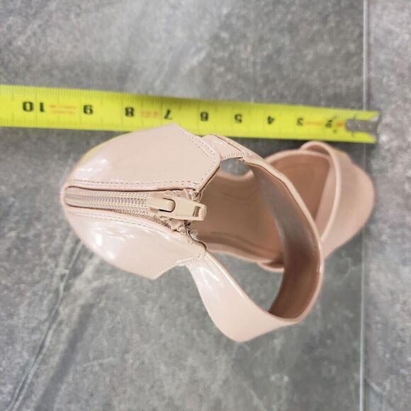 Style & Co. Nude Patent Sandals - Picture 9 of 10